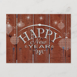 Gott nytt år helg vykort