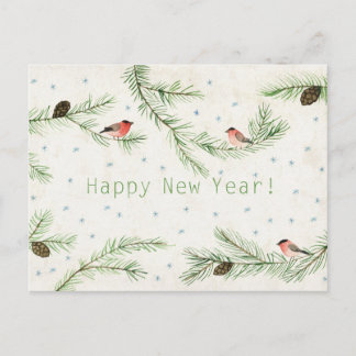 Gott nytt år! helg vykort