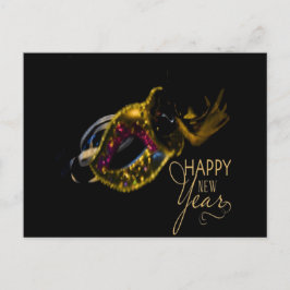 Gott nytt år helg vykort