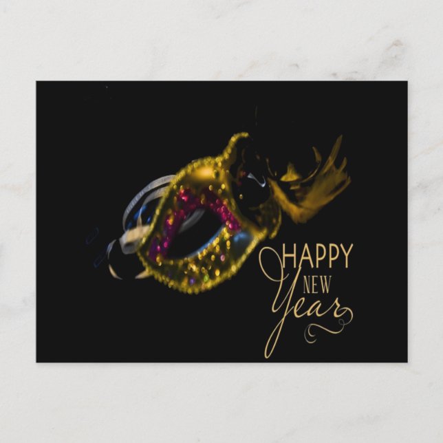 Gott nytt år helg vykort (Framsida)