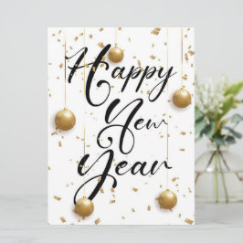 Gott nytt år Helgdag Card Julkort