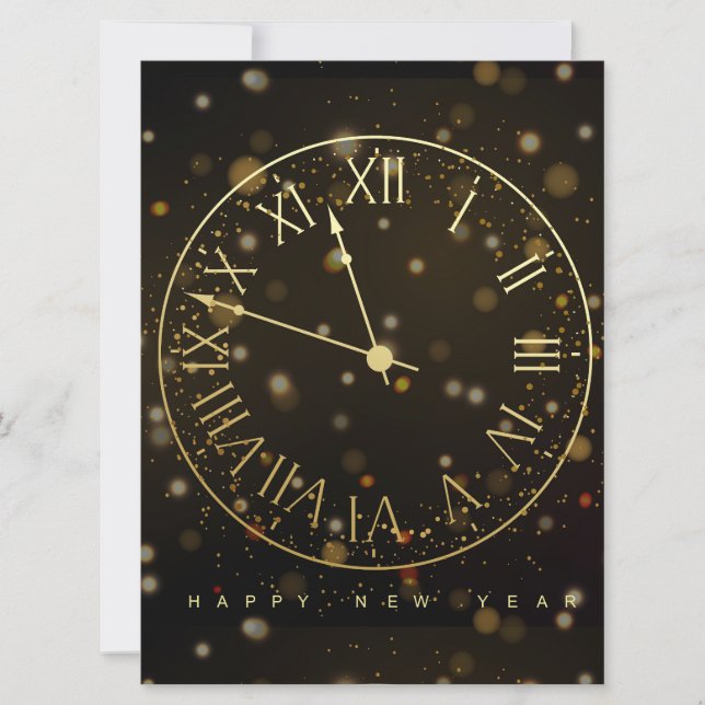 Gott nytt år Helgdag Card Julkort (Framsida)