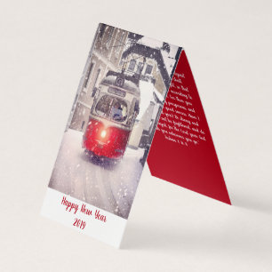 Gott nytt år-Helgdag kort Joshua 1:8-9