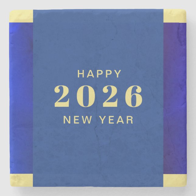 Gott nytt år Helgdag Stenunderlägg (Framsidan)