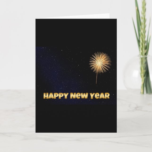 Gott nytt år helgkort (Framsida)