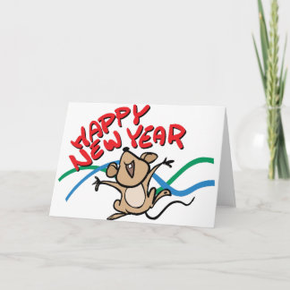 Gott nytt år helgkort