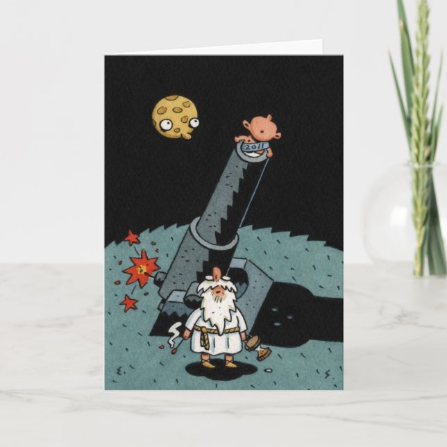 Gott nytt år helgkort (Framsida)