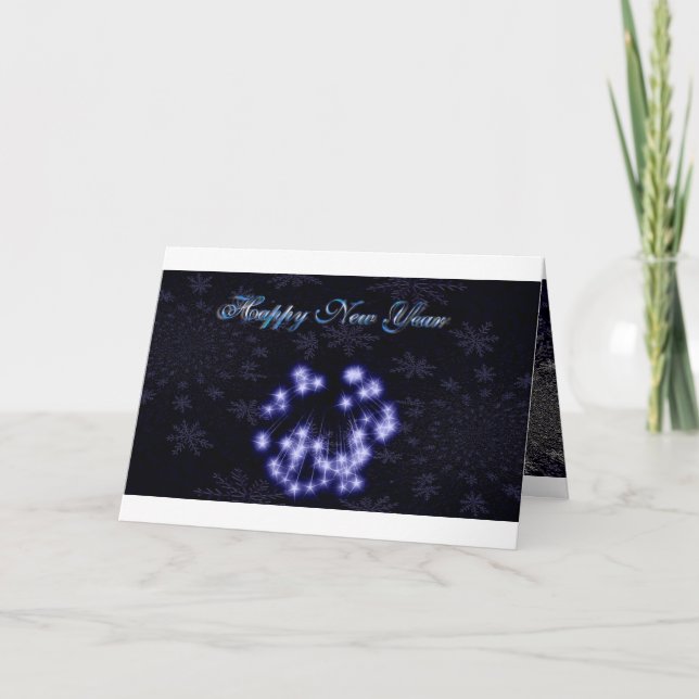 Gott nytt år helgkort (Framsida)