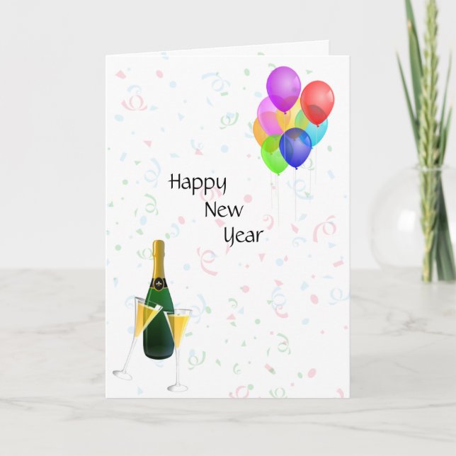 Gott nytt år helgkort (Framsida)