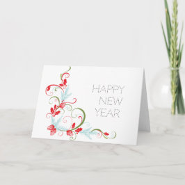 Gott nytt år helgkort