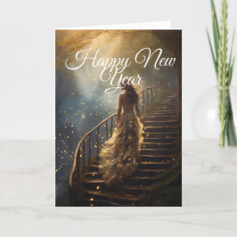 Gott nytt år helgkort