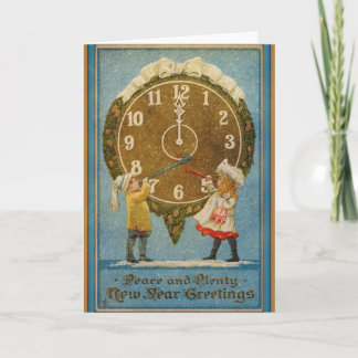 Gott nytt år helgkort