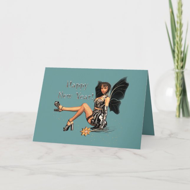 gott nytt år helgkort (Framsida)