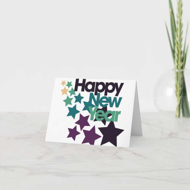 Gott nytt år helgkort (Framsida)