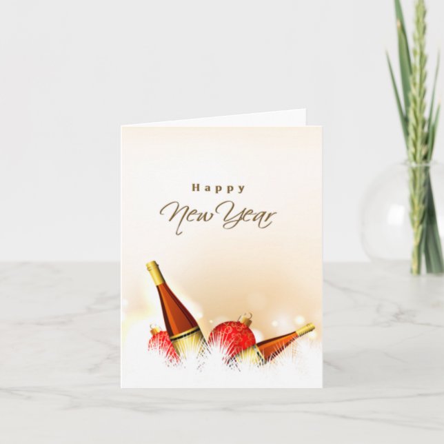 Gott nytt år helgkort (Framsida)