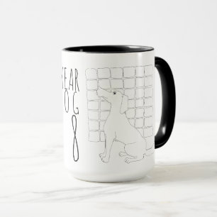 Gott nytt år i Hund 2018 Mugg