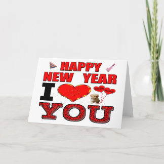 Gott nytt år I Kärlek You Helgkort