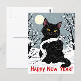 Gott nytt år i Ormen Vykort