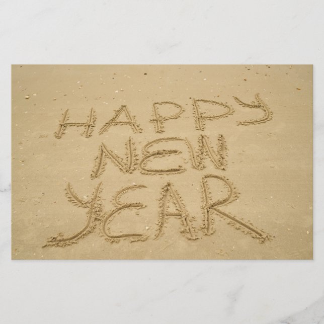 Gott nytt år i Sand Brevpapper (Framsida)
