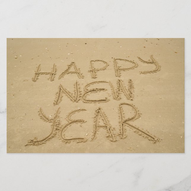 Gott nytt år i Sand Brevpapper (Framsida)