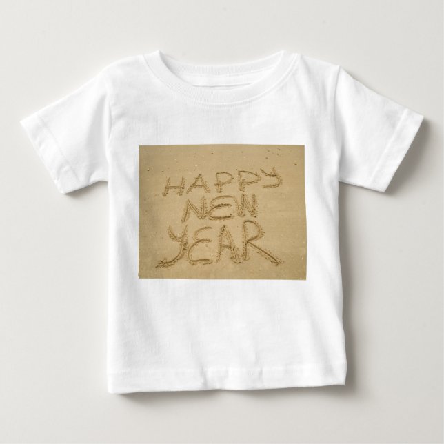 Gott nytt år i Sand T Shirt (Framsida)