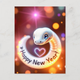 Gott nytt år i träsnuset helg vykort