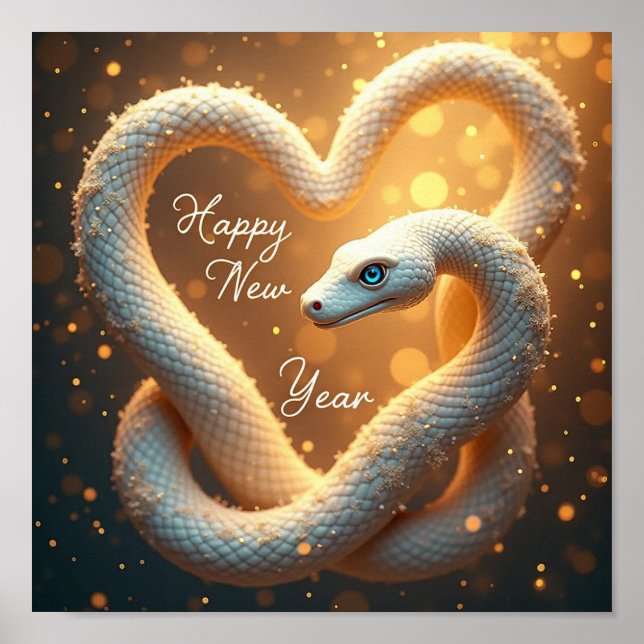 Gott nytt år i träsnuset poster (Framsidan)