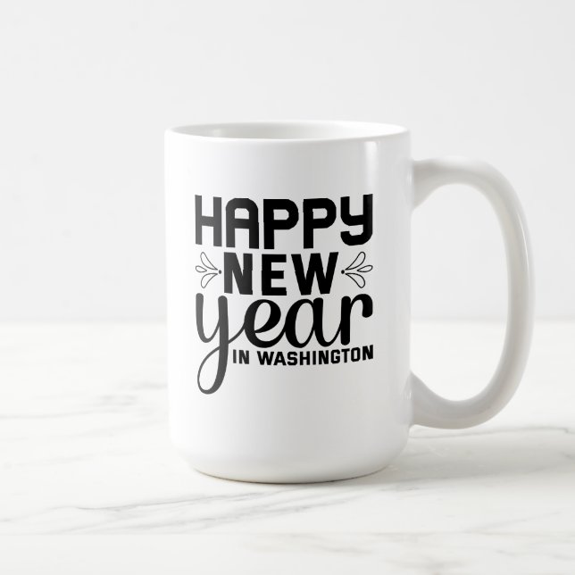 Gott nytt år i Washington-54688 Kaffemugg (Höger)