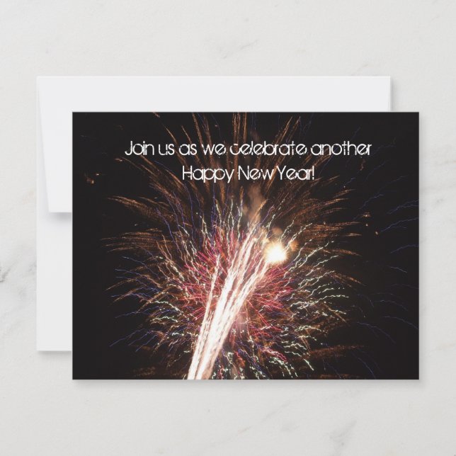 Gott nytt år inbjudningar (Framsida)