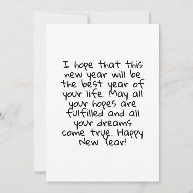 GOTT NYTT ÅR INBJUDNINGAR (Framsida)