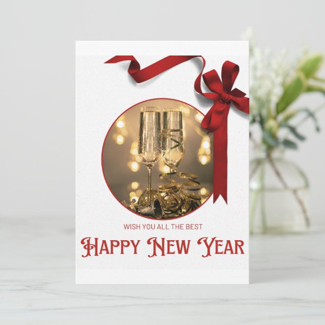 Gott nytt år inbjudningar (Stående Fram)