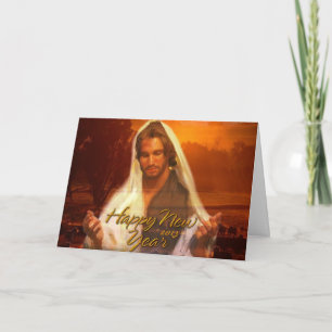 Gott nytt år Jesus 2013 kort