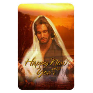 Gott Nytt År Jesus Premium Magnet