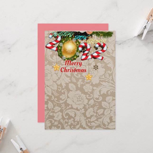 Gott nytt år, jul 2022 inbjudningar (Fram/Back In Situ)