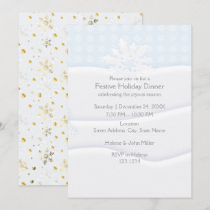 Gott nytt år & juljulfest inbjudningar