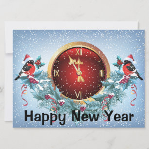 Gott nytt år julkort