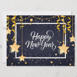 Gott nytt år  Julkort