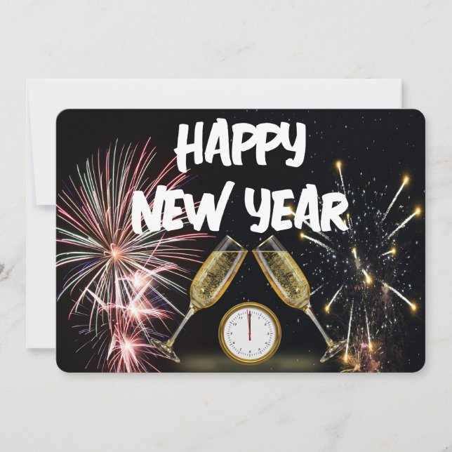 Gott nytt år julkort (Framsida)