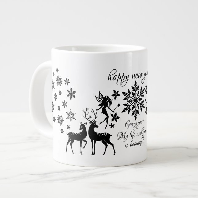 gott nytt år jumbo mugg (Framsida vänster)