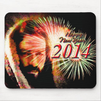 Gott nytt år Kärlek Jesus 2014 Mousepad Musmatta