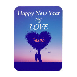 Gott nytt år kärlek magnet