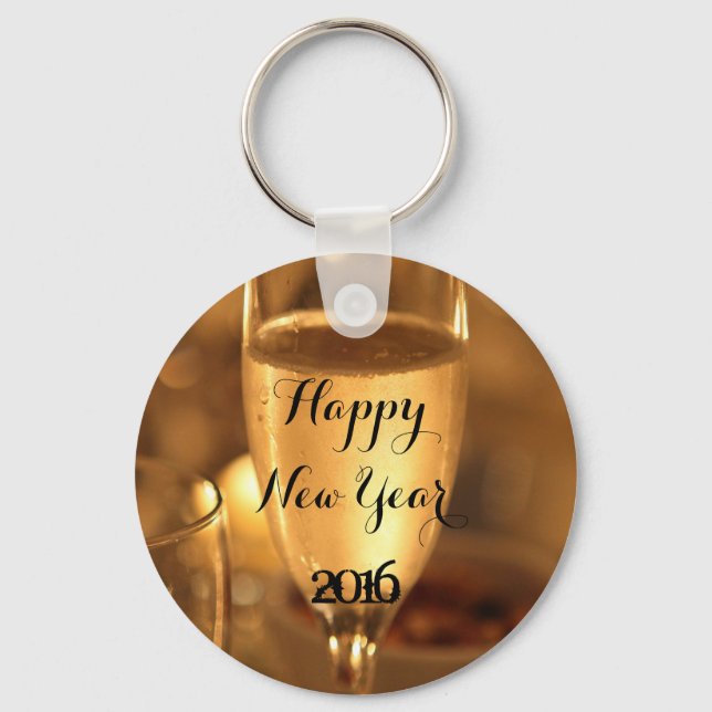 Gott nytt år Keychain by RoseWrites Nyckelring (Framsida)