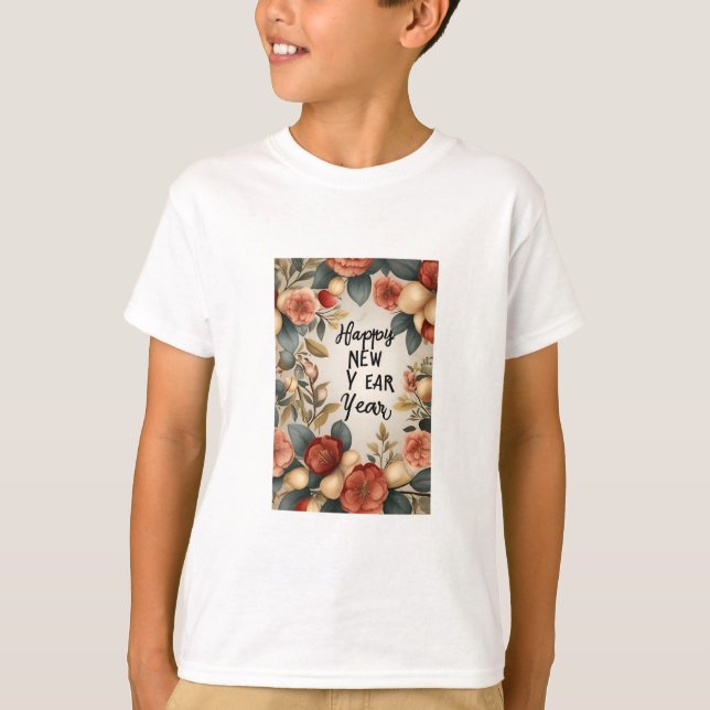 Gott nytt år Kids Basic * T-Shirt (Framsida)