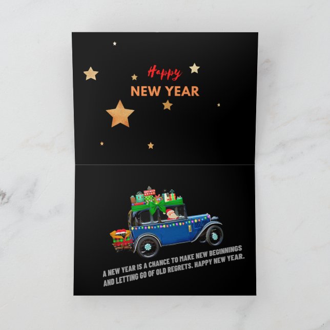 gott nytt år kort (Inuti)