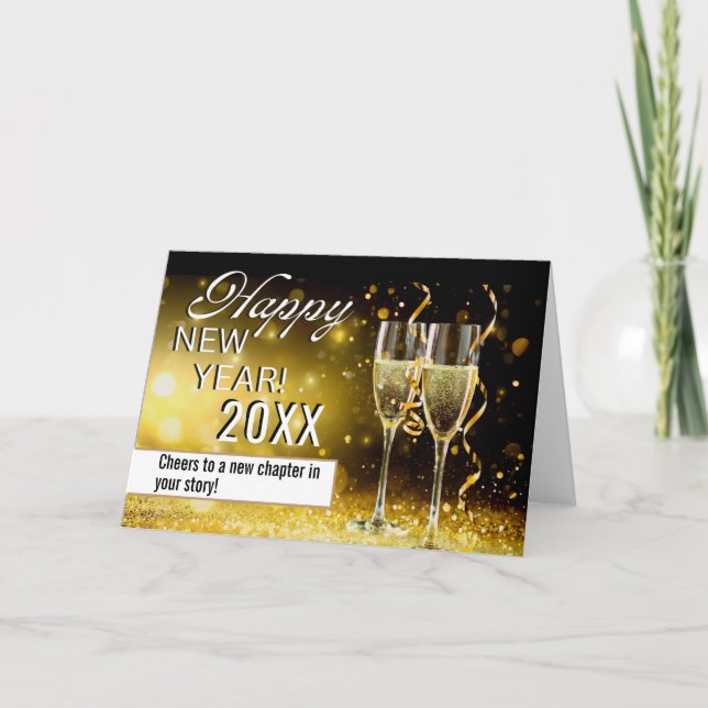 Gott nytt år | Kort för hälsning av Personlig (Framsida)