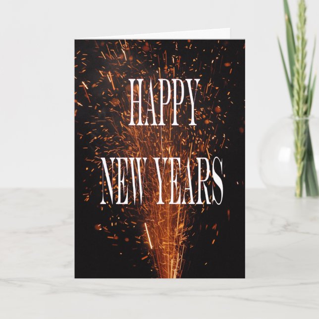 Gott nytt år-kort helgkort (Framsida)