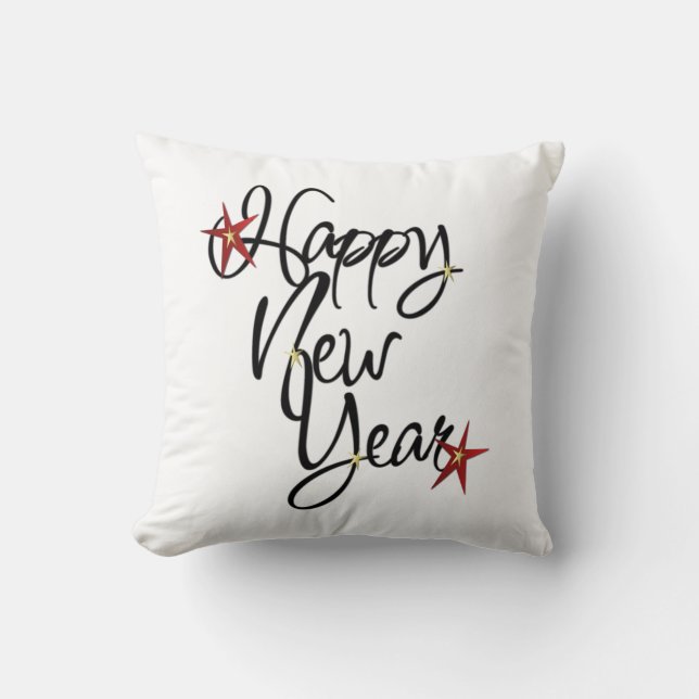GOTT NYTT ÅR KUDDER - TVÅSIDIGT! KUDDE (Framsida)