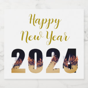 Gott nytt år Kväll 2024 Stigning från 2023