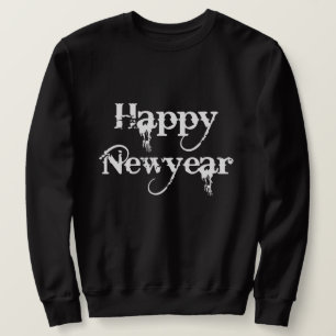 Gott nytt år lång ärmad tröja