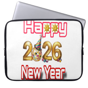 Gott nytt år laptop fodral